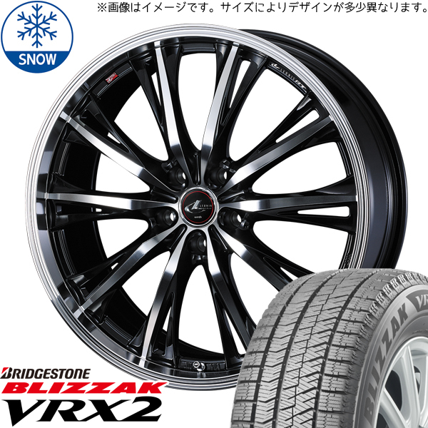 新品 ソリオ デリカD:2 165/70R14 BS BLIZZAK VRX2 レオニス RT 14インチ 4.5J +45 4/100 スタッドレス タイヤ ホイール セット 4本_画像1