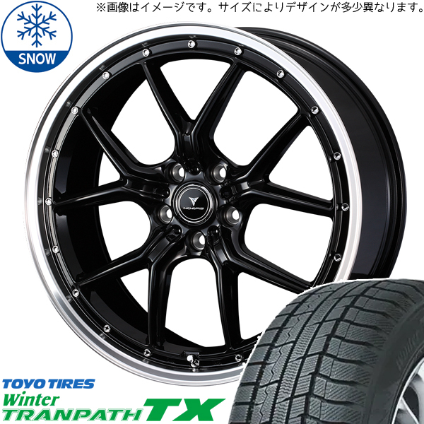 新品 CH-R アルファード 225/50R18 トーヨータイヤ TX ノヴァリス S1 18インチ 7.5J +45 5/114.3 スタッドレス タイヤ ホイール セット 4本_画像1