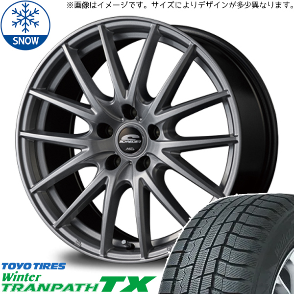 新品 アウトランダー デリカ 215/70R16 TOYO TX シュナイダー SQ27 16インチ 6.5J +38 5/114.3 スタッドレス タイヤ ホイール セット 4本_画像1