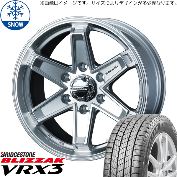 新品 デリカ エクストレイル 215/70R16 16インチ BS BLIZZAK VRX3 WEDS KEELER TACTICS スタッドレス タイヤ ホイール セット 4本_画像1