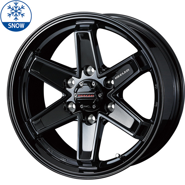 新品 ランドクルーザー 225/85R16 16インチ ヨコハマ アイスガード IG91 WEDS KEELER TACTICS スタッドレス タイヤ ホイール セット 4本_画像2