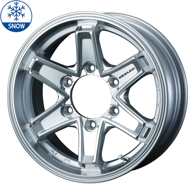 新品 ハイエース 215/70R16 16インチ トーヨータイヤ オブザーブ GSI-6 WEDS KEELER TACTICS スタッドレス タイヤ ホイール セット 4本_画像2