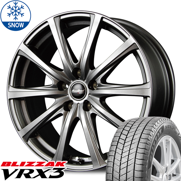 新品 CH-R ハイブリッド RVR BS BLIZZAK VRX3 215/65R16 16インチ V25 6.5J +48 5/114.3 スタッドレス タイヤ ホイール セット 4本_画像1