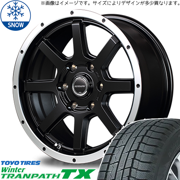 新品 アルファード 225/60R17 TOYO ウィンタートランパス TX WF-8 17インチ 7.0J +42 5/114.3 スタッドレス タイヤ ホイール セット 4本_画像1