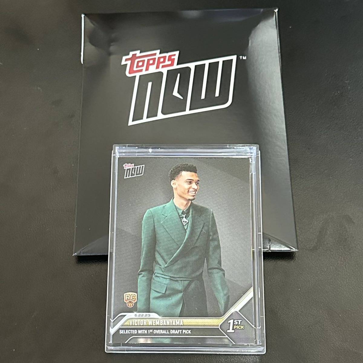 Victor Wembanyama Topps Now NBA 1st Pick ウェンバンヤマ RC ルーキーカード 全体1位指名_画像1