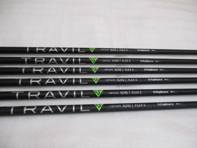 【超美品】フジクラ TRAVIL トラヴィル IRON 105 シャフト 5本 超美品】フジクラ TRAVIL トラヴィル IRON 105 シャフト 5本