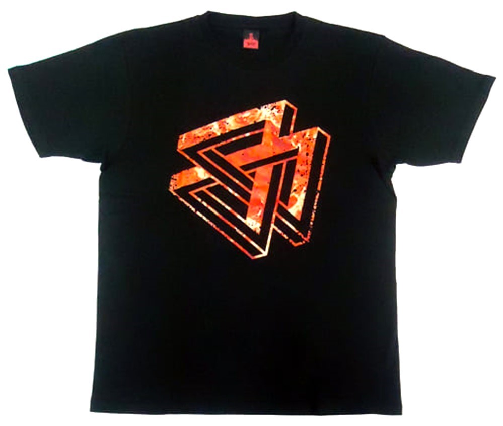 Y156/ベビーメタル BABYMETAL TRI-ICON TEE Tシャツ Lサイズ「巨大キツネ祭り in JAPAN」_イメージ