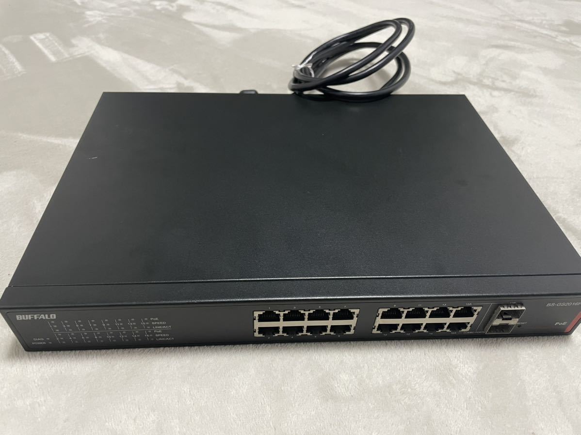 買い誠実 BUFFALO BS-GSL2016P スマートLiteスイッチ 16ポート