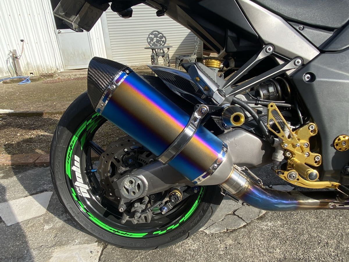 ninja1000 フルエキ　マフラー　チタン_画像3