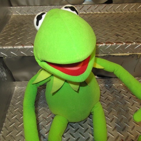 The muppets★マペッツ★KERMIT★カーミット★ぬいぐるみ★ジム・ヘンソン★人形★フィギュア★ぬいぐるみ★約60センチ_画像2