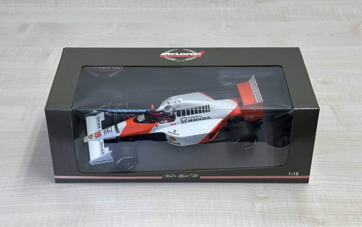 1円スタート 1/18 MINICHAMPS ミニチャンプス マクラーレン ホンダ MP4/5B ゲルハルト ベルガー 1990年 F1グランプリ 本選仕様 #28_画像1