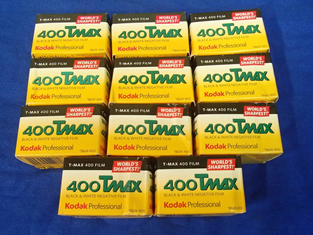 □Kodak コダック 白黒フィルム プロフェッショナル用 135 T-MAX 400 36枚 CAT 894 7947 期限切れ 11本セット □_画像1