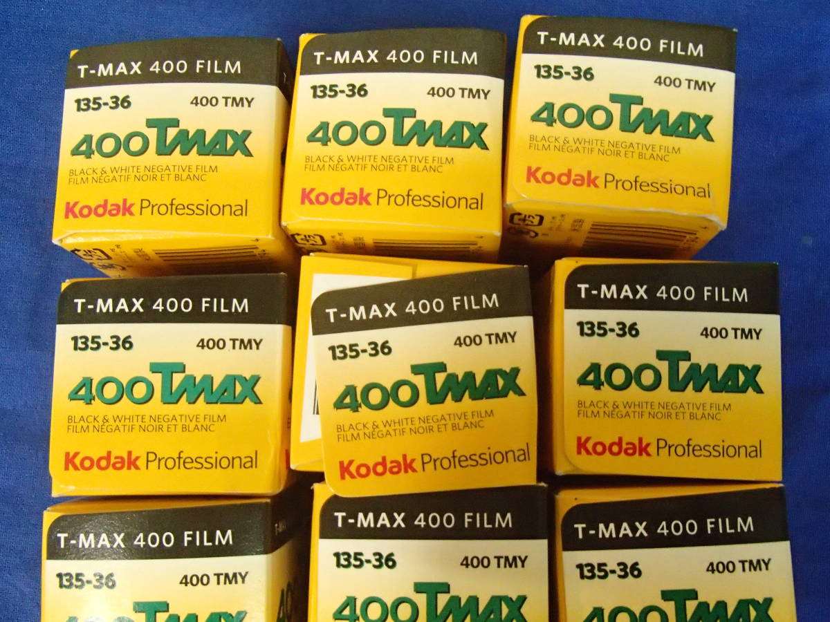 □Kodak コダック 白黒フィルム プロフェッショナル用 135 T-MAX 400 36枚 CAT 894 7947 期限切れ 11本セット □_画像5