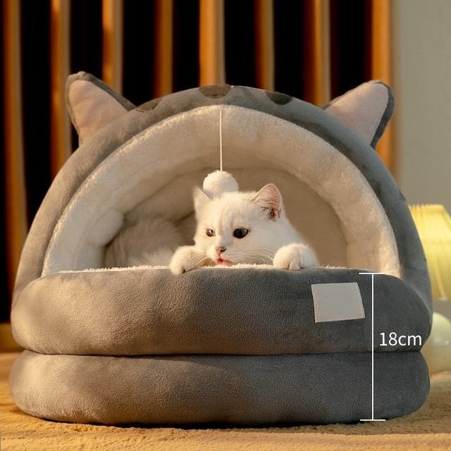猫 犬 ベッド　ペットベッド ふわふわ　暖か もこもこ　キャット　ペット用品 ペットハウス　クッション マット柔らかい　秋冬 Sサイズ_画像2