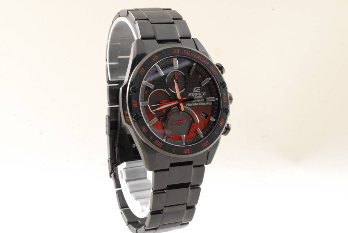 【美品 保障付 動作確認済】CASIO EQB-1000HRS-1AJR Honda Racing Limited Edition 2019 カシオ ホンダレーシング 限定モデル #T167_画像3