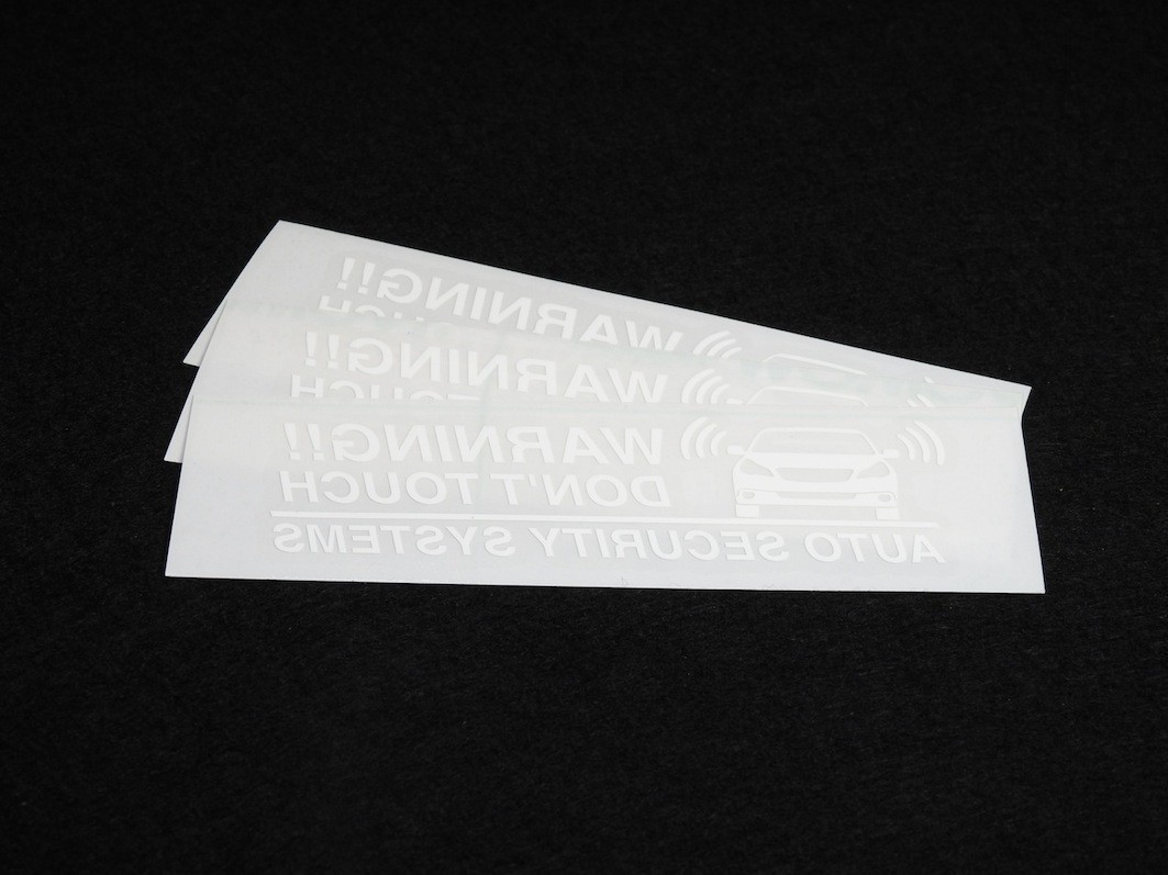 [ out pasting type ] Suzuki Spacia custom MK54S/MK94S for security sticker 3 pieces set 