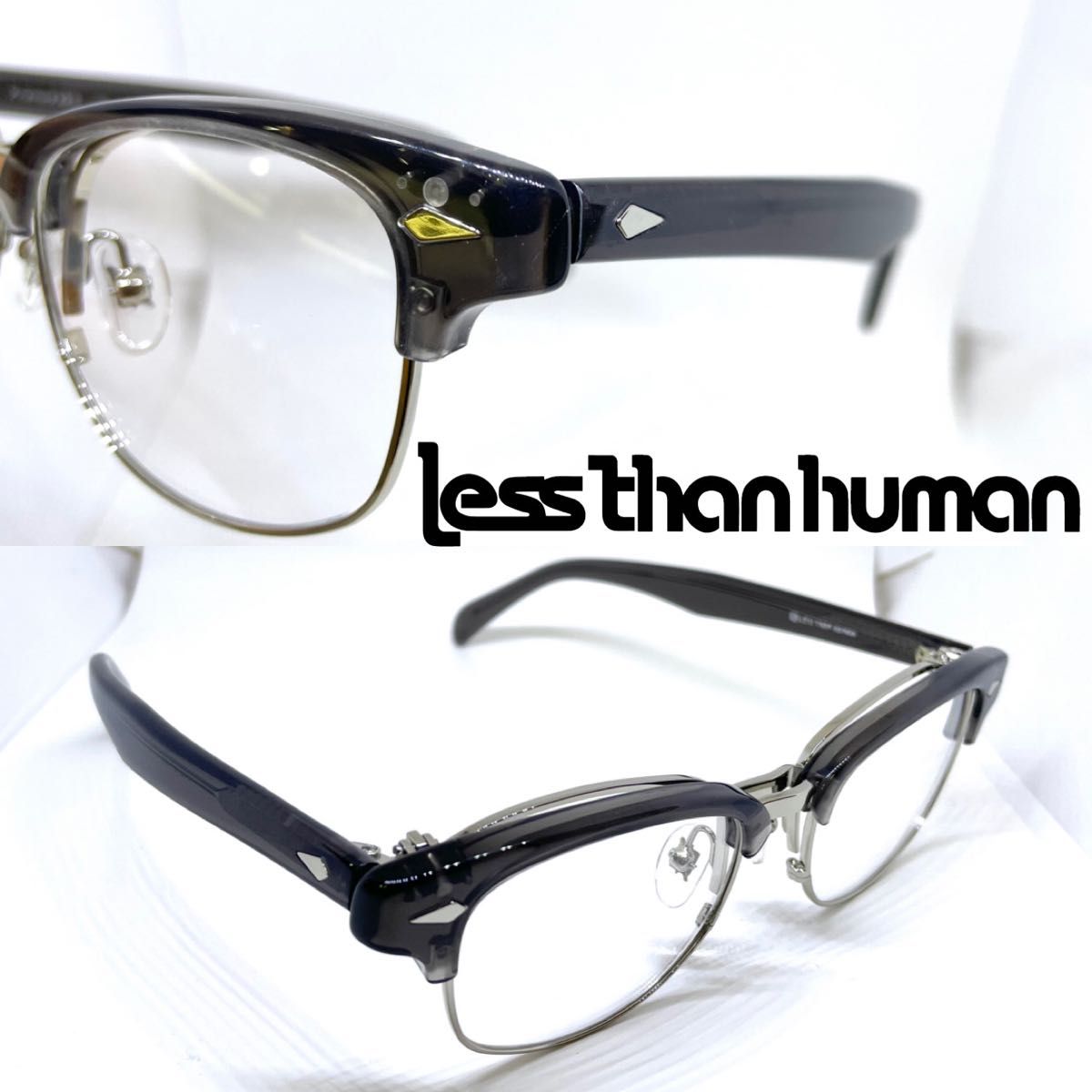 less than human レスザンヒューマン 大正ロマン メガネフレーム less than human レスザンヒューマン 大正ロマン メガネフレーム
