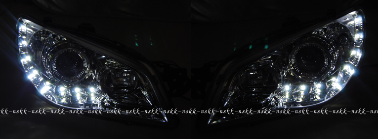 SUBARU スバル GG GD GDB インプレッサ 後期 鷹目 ハロゲン LED ヘッドライト カスタム WRX STI_画像3