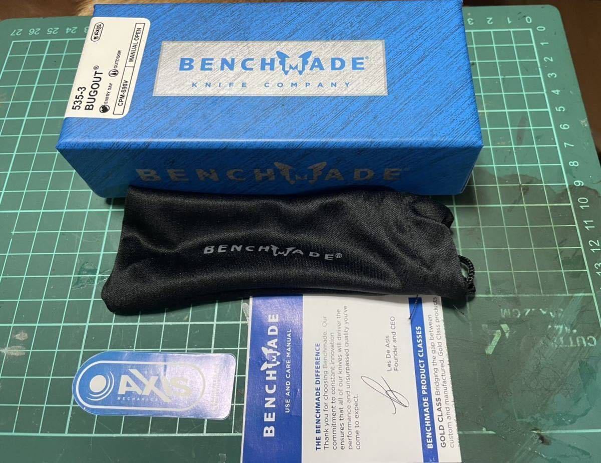 Benchmade 535 ナイフ 。ベンチメイド 登山 釣り キャンプ ブッシュクラフト クマ対策 護身用 狩猟 鹿狩 猪狩　熊狩_画像4