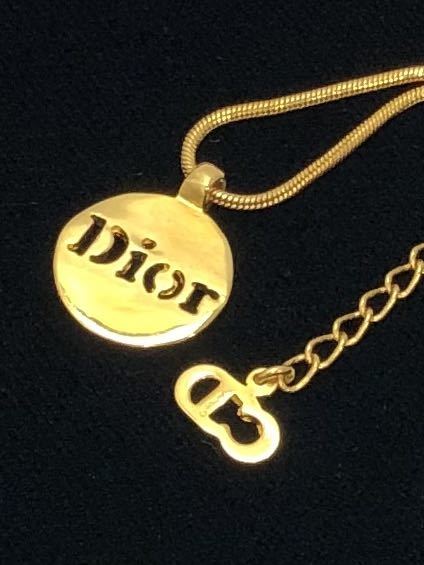 ディオール　Christian Dior ロゴ　ネックレス　18673119