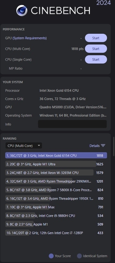 ★Core i9-14xxx越 Precision T7920 XEON GOLD 6154 2基/SSD1TB 1基 HDD2TB 2基+1TB 1基/特盛256GB MEM/Quadro M5000/DVDR/Win11Pro64bit_画像7