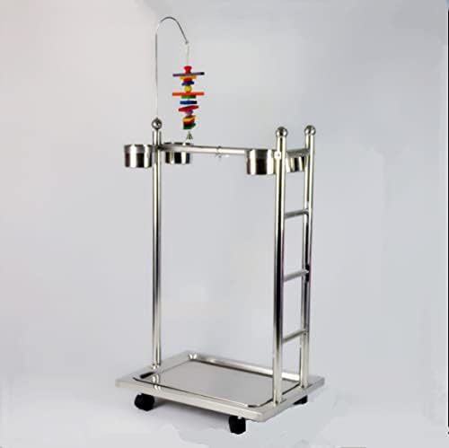  parrot stand bird rack bird Play stand bird cage stainless steel with casters .... measures playing place perch diameter 2.5CM
