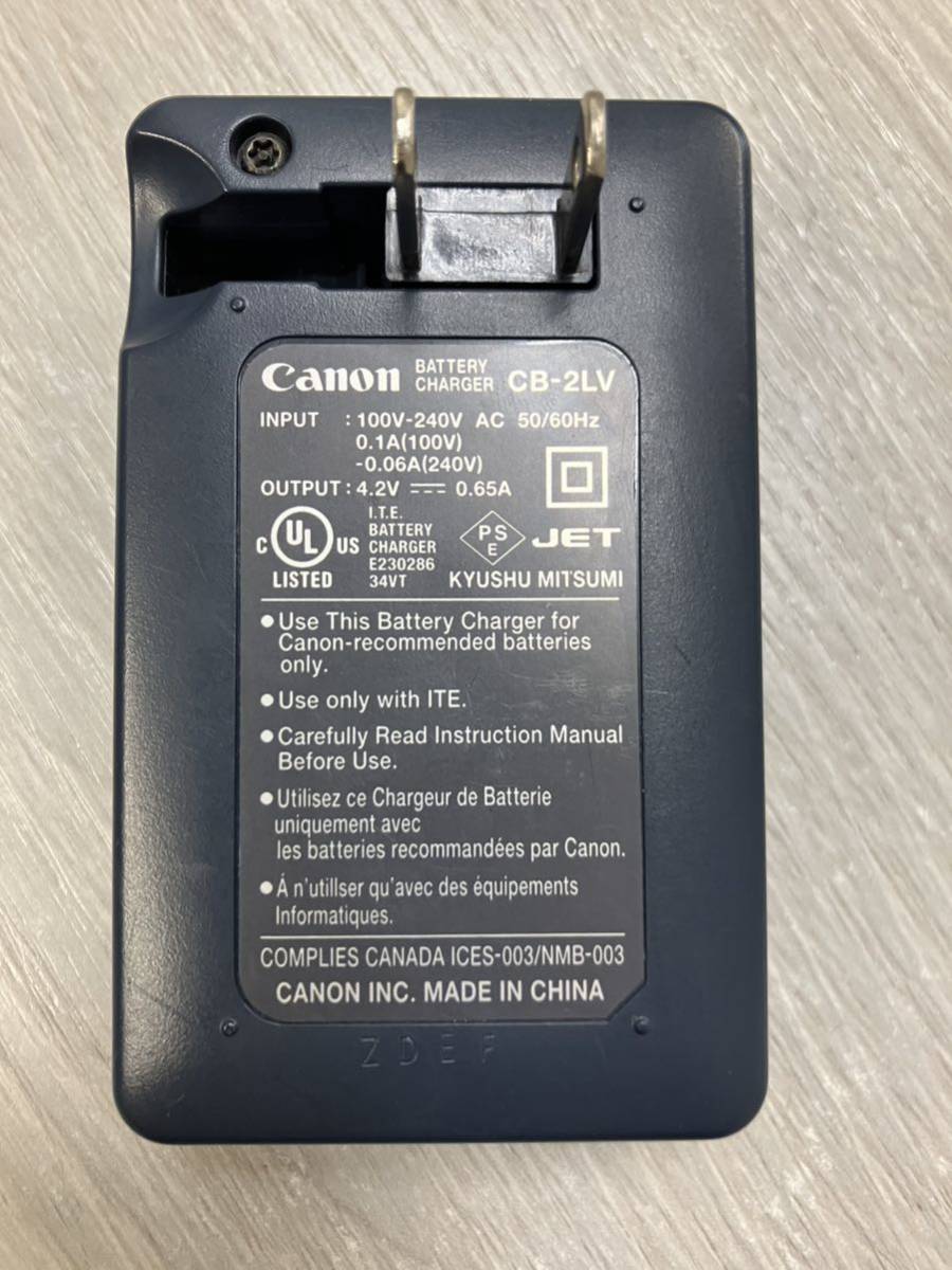 送料無料 Canon 純正 CB-2LV + NB-4L 各1 (チャージャー + バッテリー) 充電可 & 機器動作 確認済 キャノン 画像参照 NC NR_画像5