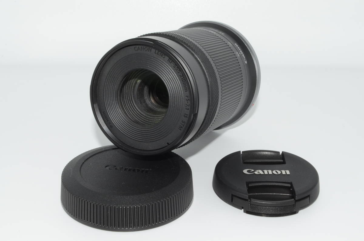 【美品】Canon キャノン 望遠ズームレンズ RF-S 55-210mm F5-7.1 IS STM #r5-270