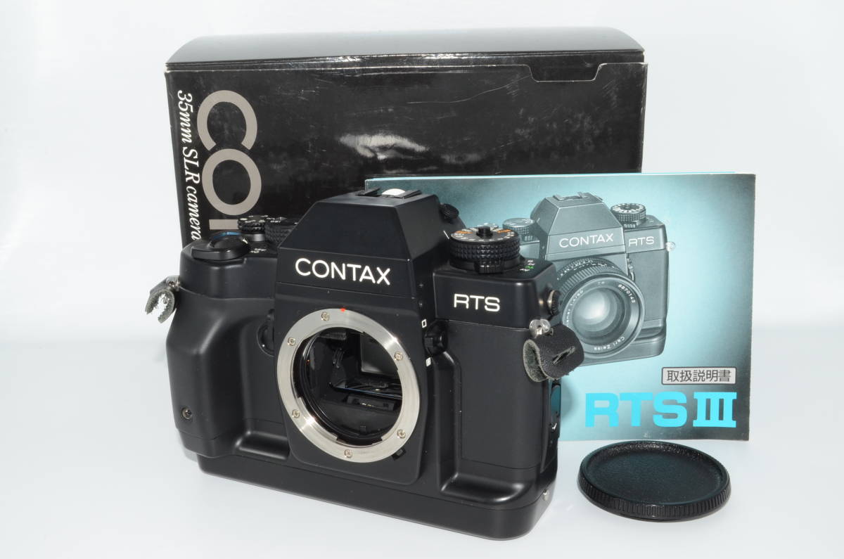 Contax コンタックス RTS III ボディ フィルムカメラ 元箱 説明書付#r5-279_画像1