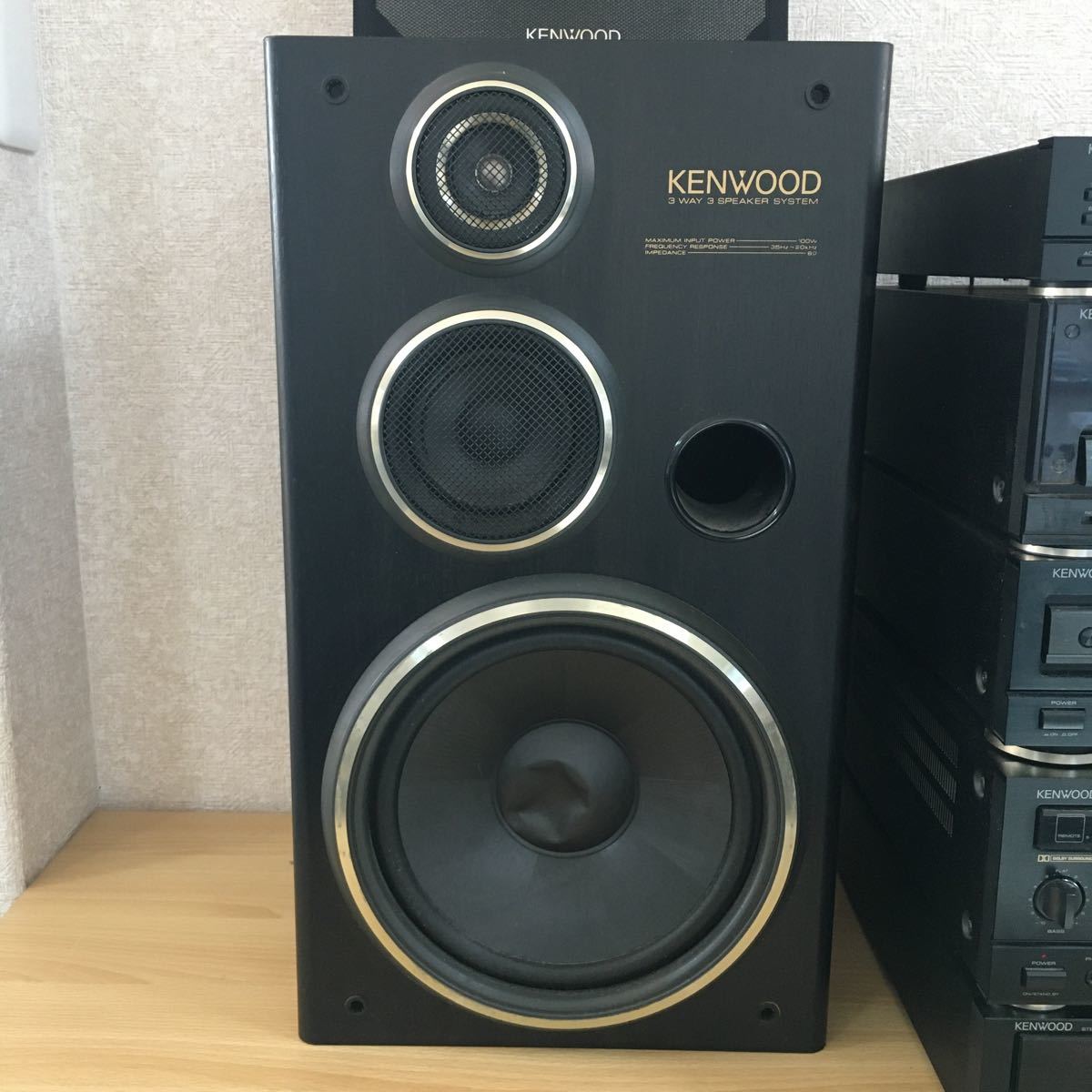 KENWOOD ケンウッド A-5J X-7J DP-7J GE-5J T-7J S-5J システムコンポ スピーカー オーディオ機器 動作未確認 ジャンク品 11 カ 5945_画像4