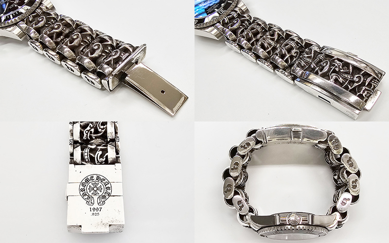 ロレックス/ROLEX/サブマリーナー・ノンデイト/114060/【クロムハーツ/Chrome Hearts（ウォッチブレスレット付）】/腕時計/自動巻きの画像9