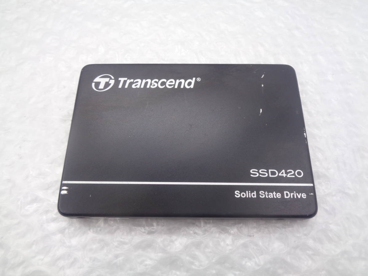 Transcend TS64GSSD420K 2.5インチ 64GB SSD SATA 中古動作品(S107)_画像1