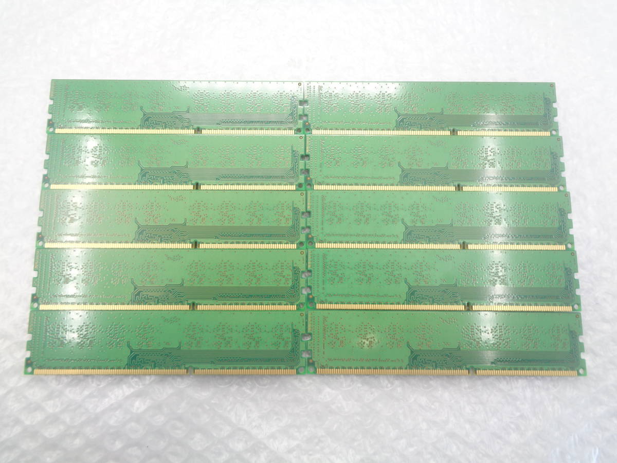 複数入荷 デスクトップ用メモリ SAMSUNG DDR3 PC3-12800U 4GB ｘ 10枚セット 中古動作品(M137)_画像2