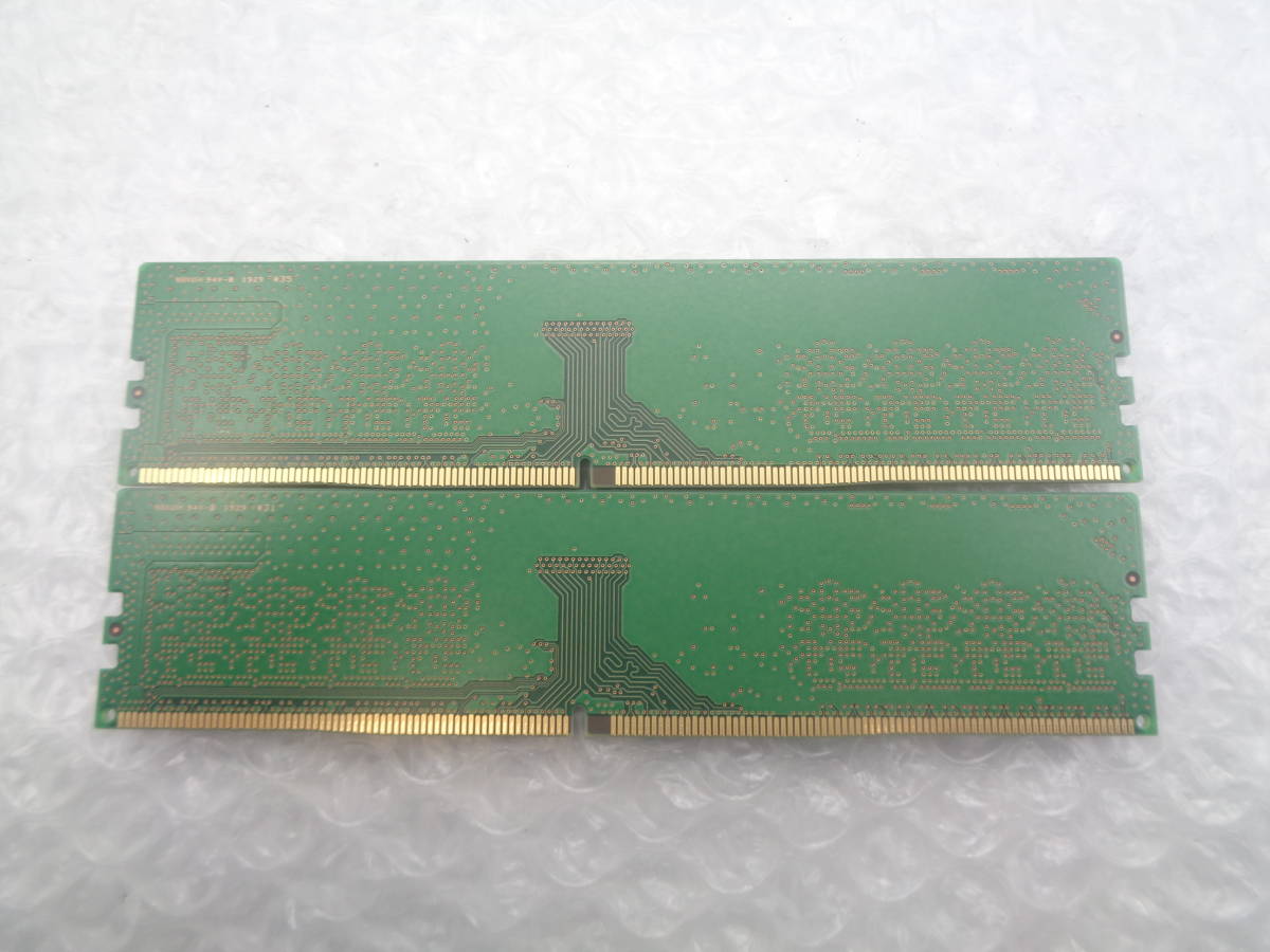 デイスクトップ用メモリ SAMSUNG DDR4 PC4-2666V 8GB × 2枚セット 中古動作品(M159)_画像2