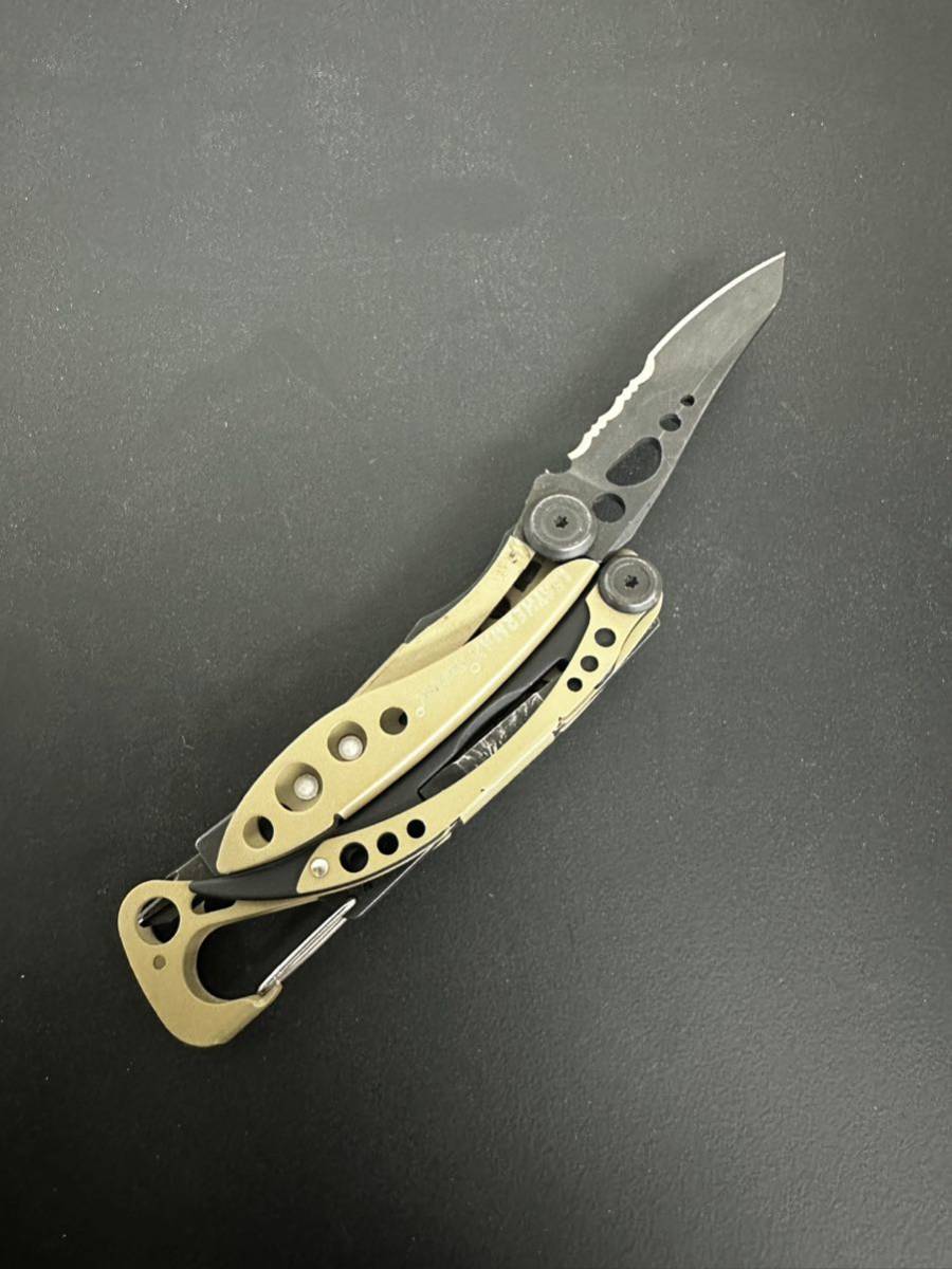 snapon 限定 コラボ LEATHERMAN SKELETOOL Coyote Tan レザーマン マルチツール ナイフ プライヤー アウトドア キャンプ スナップオン_画像5