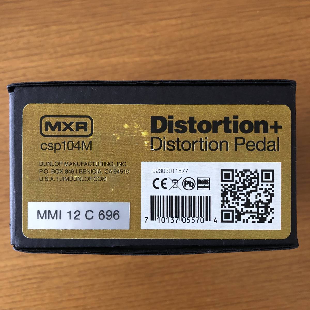 MXR Custom Shop '73 Vintage Distortion+ CSP-104 スクリプト　復刻　付属品完備_画像6