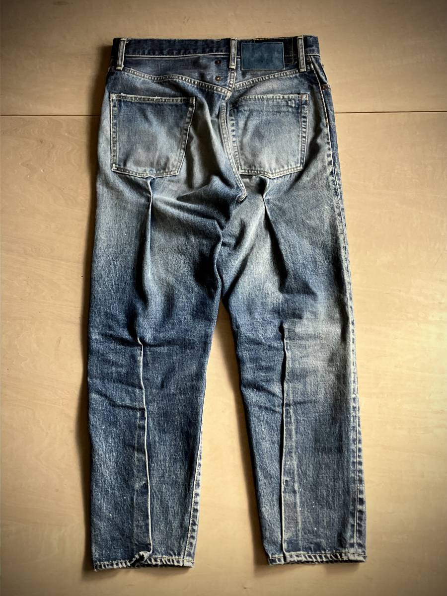 visvim 22AW JOURNEYMAN PANTS TACKED DMGD 1 INDIGO_画像3