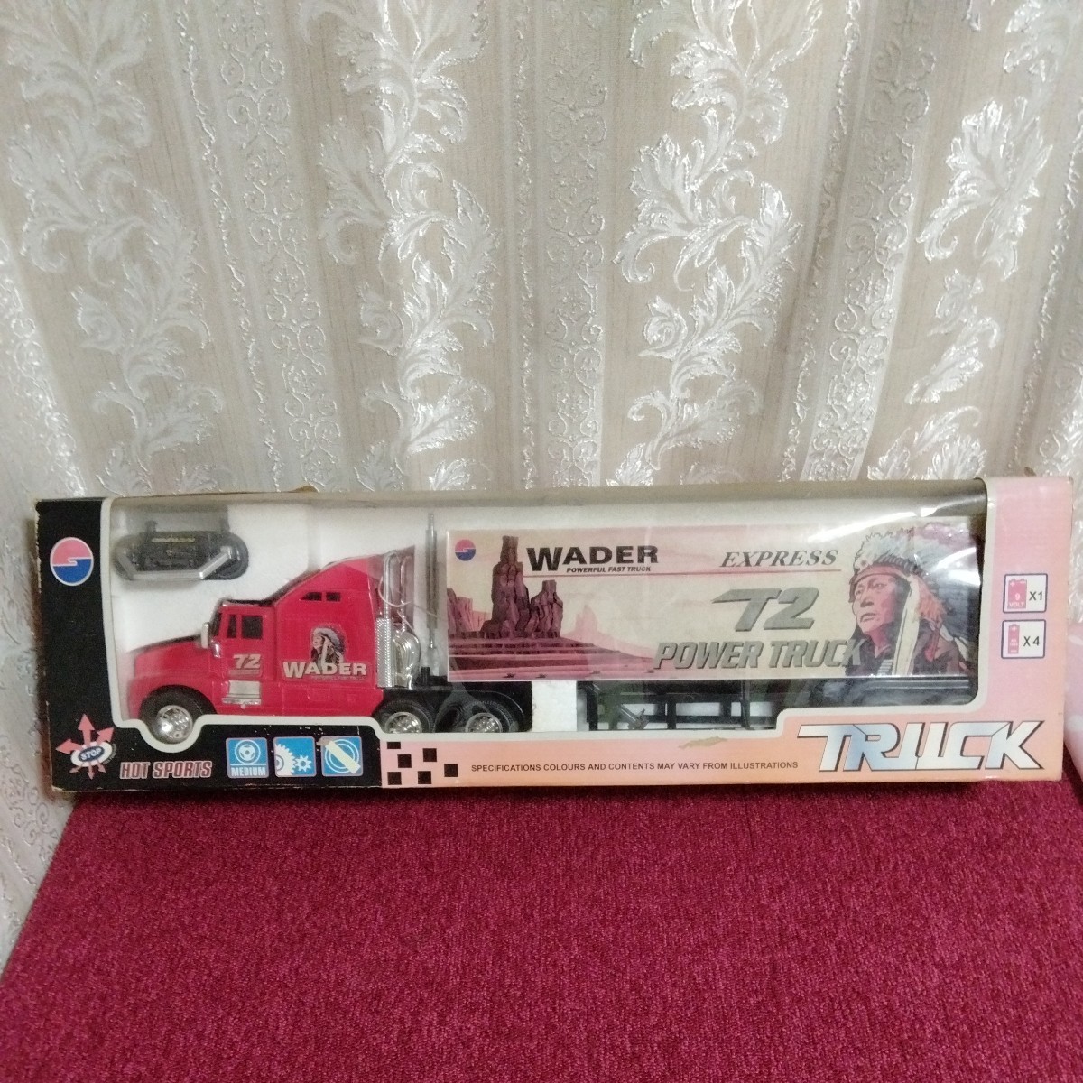 SUPER LOADER TRUCK HOT SPORTS トレーラー おもちゃ ラジコン WADER EXPRESS トラック R/C コレクション_画像1