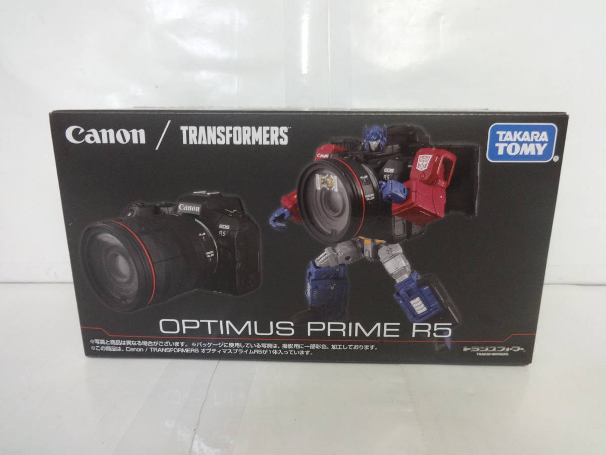 A693 未開封 フィギュア トランスフォーマー Canon OPTIMUS PRIME R5 国内正規品 テープ二度貼りなし_画像1