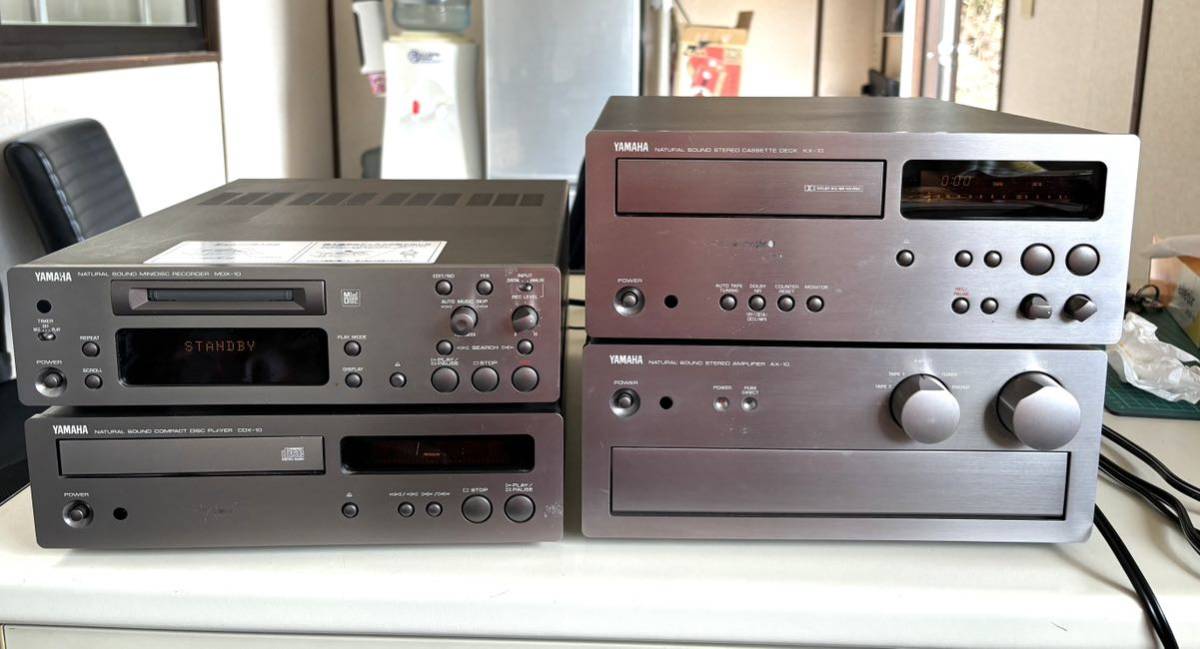 YAMAHA ヤマハ　コンポ　ToP-ART　AX-10,KX-10,MDX-10,CDX-10通電確認済み_画像2