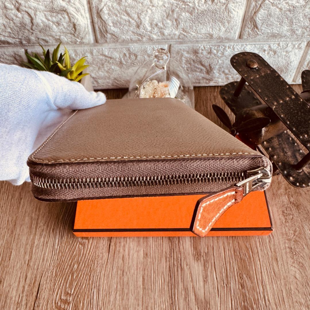 エルメス HERMES アザップロング シルクイン 長財布 D刻印 ブランド