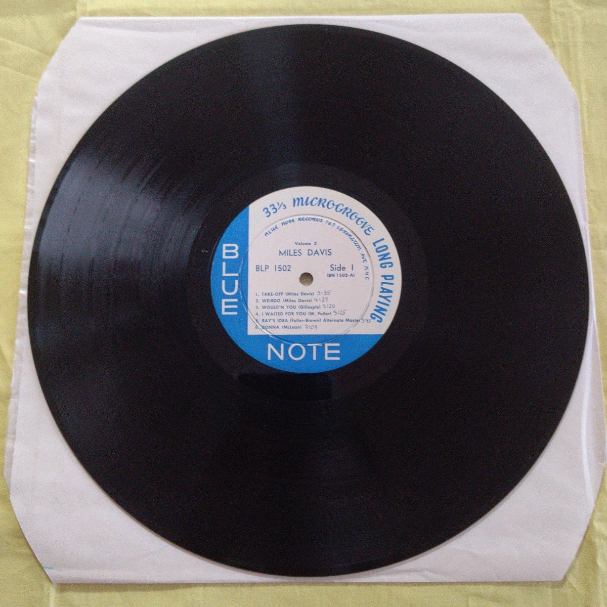AO1109 オリジナル 美品 Miles Davis Volume 2 マイルス・デイビス ボリューム２ Miles Davis マイルス・デイビス フラット盤_画像5