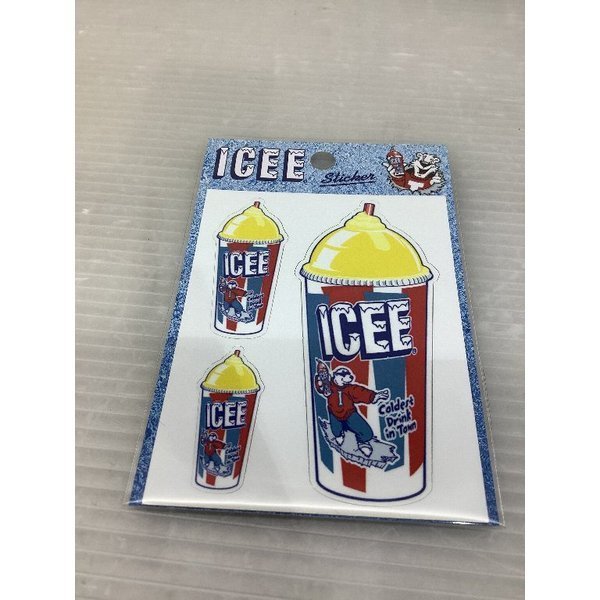 STICKER【ICEE NEW CUP YE】アイシー ステッカー アメリカン雑貨_画像1