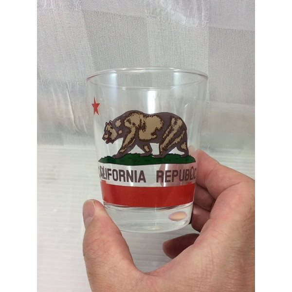  California Bear CALIFORNIA REPUBLIC стакан гараж смешанные товары кружка ko-pi- cup высокий стакан стакан cup 