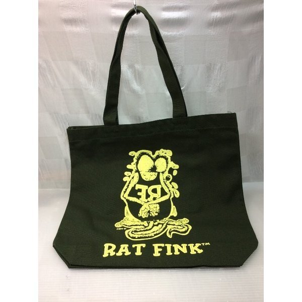 ラットフィンク Rat Fink NEWカラートートバッグ (RAF416：OL)車 カー バイク アメリカン雑貨 アメ雑 ガレージ雑貨_画像2