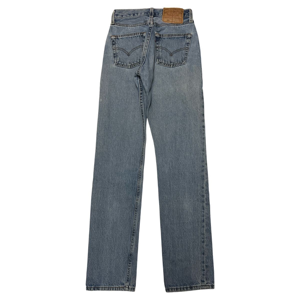 90s USA製 Levi’s リーバイス 501 デニムパンツ ジーンズ 6501-0193 FOR WOMEN W25 L32_画像3