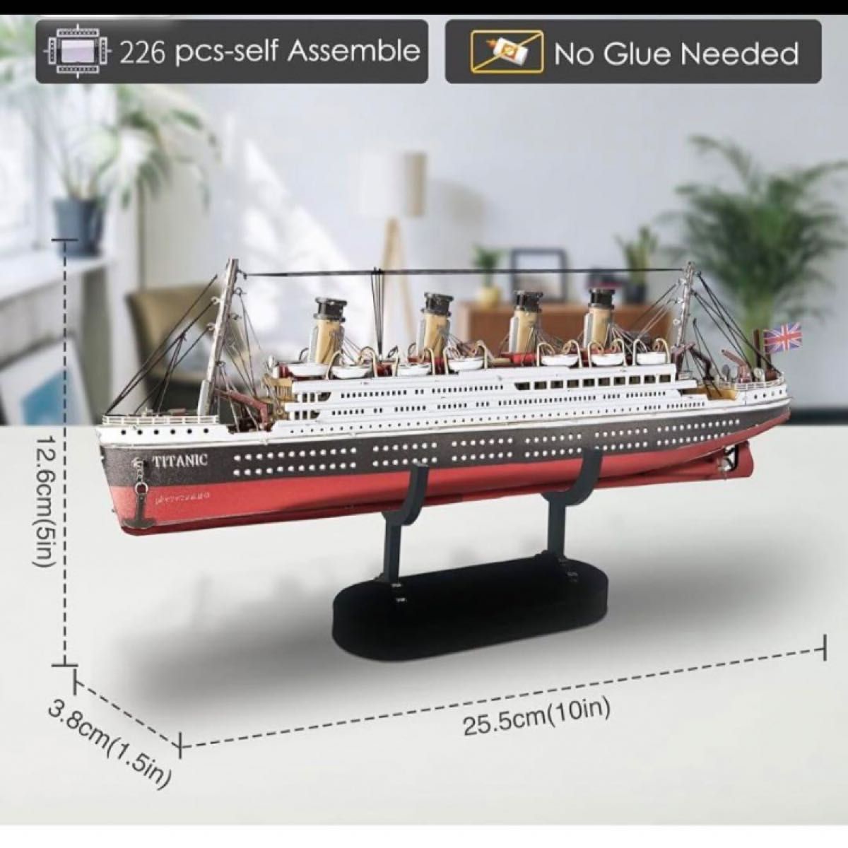 《早い者勝ち◎》3Dパズル 大人用 タイタニックメタル船 模型