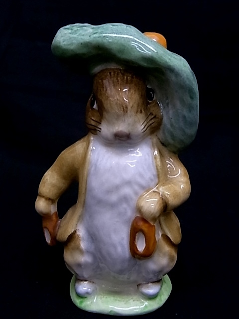 e10796　英国　BESWICK　BEATRIX POTER'S　ベスウィック　フィギュリン　陶器人形　Benjamin Bunny　1948年　⑯_画像2