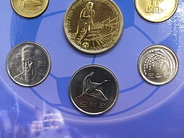 e10812 2002年 FIFA WORLD CUP KOREA JAPAN サッカー 日韓ワールドカップ 記念コイン 貨幣セットの画像5