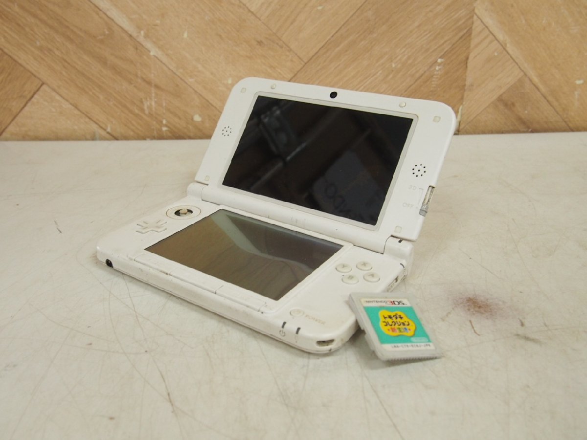 ☆【1K1115-19@6】 Nintendo ニンテンドー 3DS LL SPR-001(JPN) トモダチコレクション ソフト付 現状品_画像1